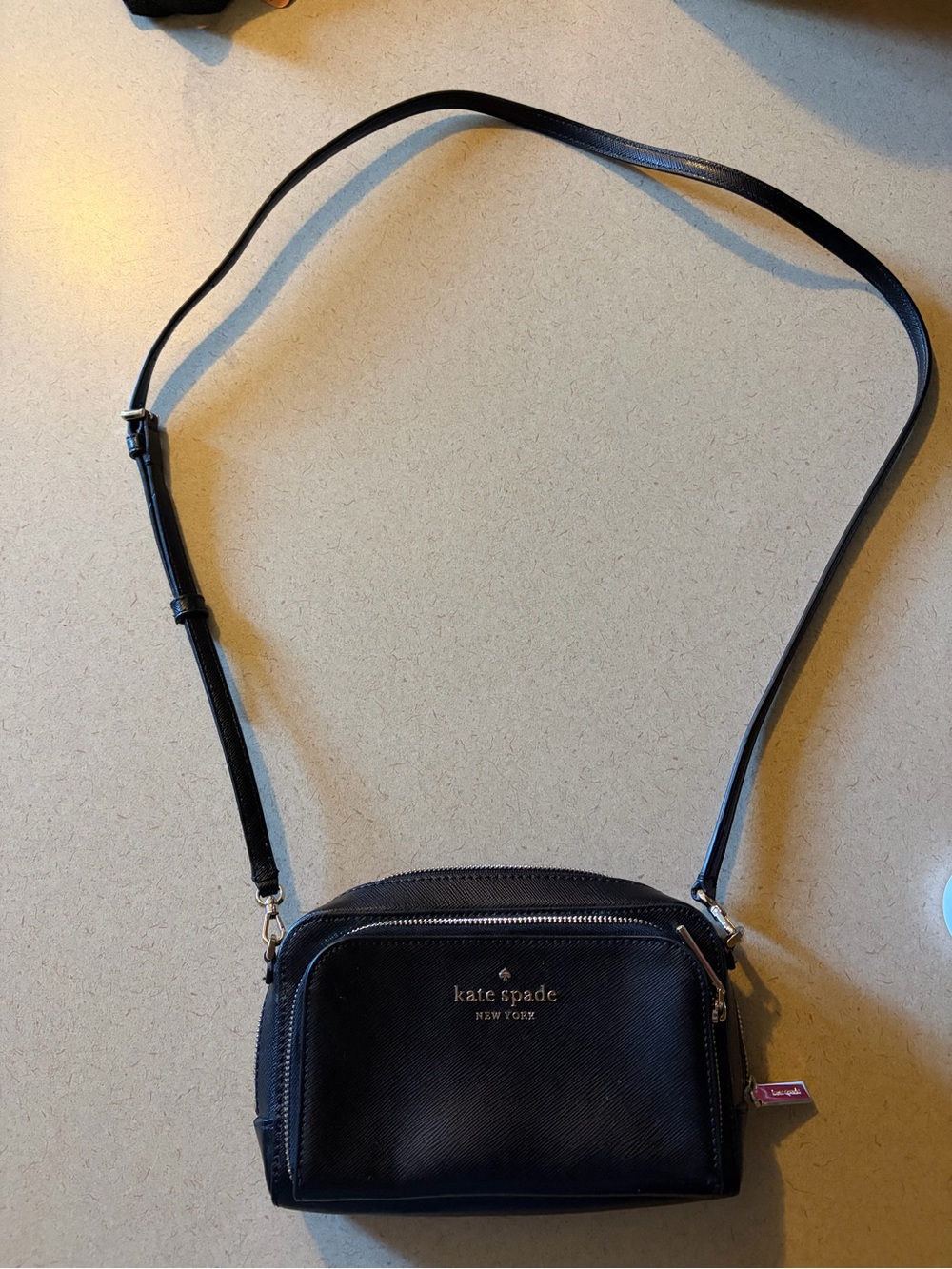 Kate spade black small crossbody purse